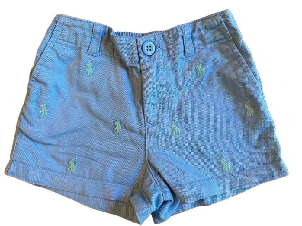 Polo Ralph Lauren All Over Pony Logo Shorts, Size 18M
B1320